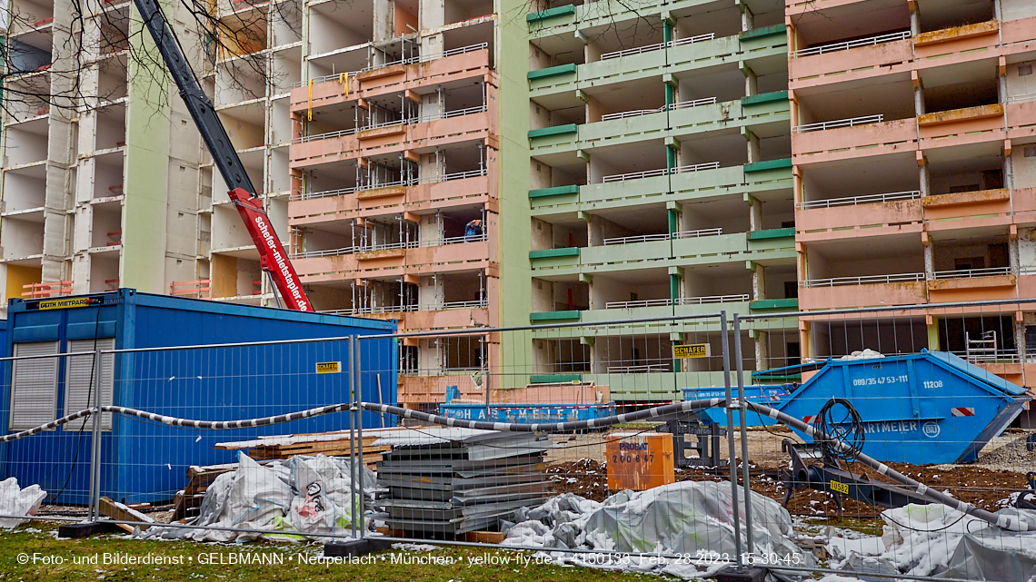 28.02.2023 - Sanierung in der Kurt-Eisner Straße Neuperlach